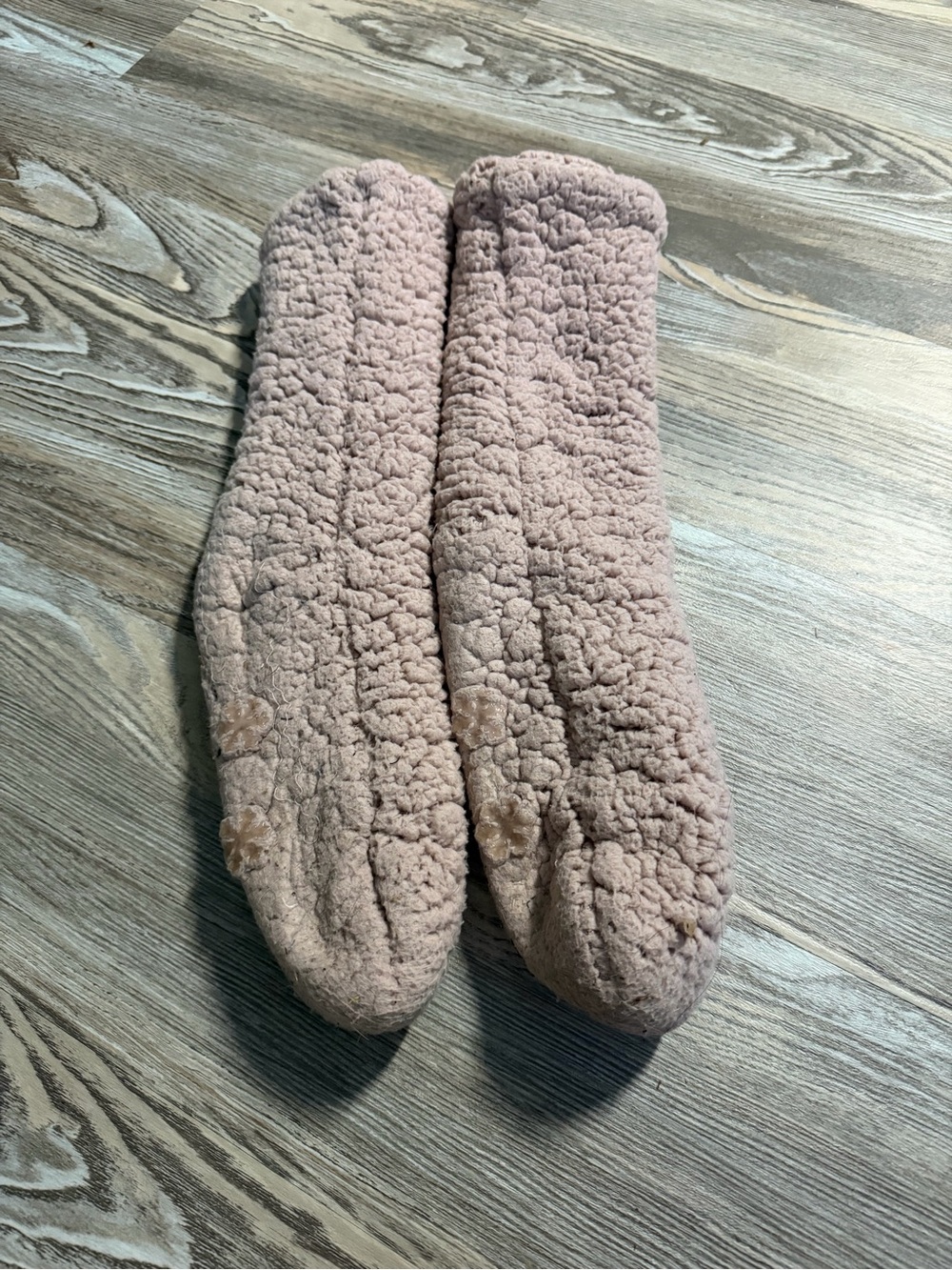 Source Unknown Plush Women's Slipper Socks - Light Pink